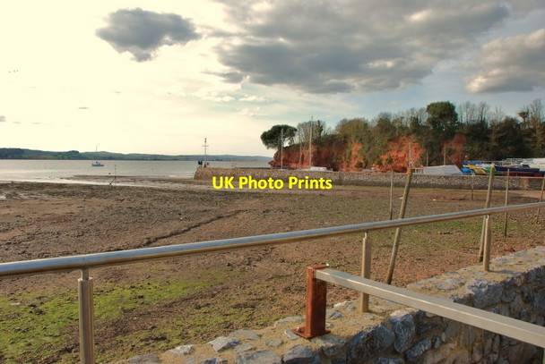 Photo 6"x4" Lympstone: View of the River Exe estuary Lympstone c2010