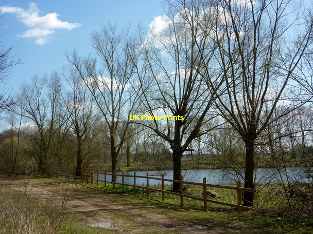 Photo 6"x4" Gipping path past Alderson Lake Grinstead Hill c2010