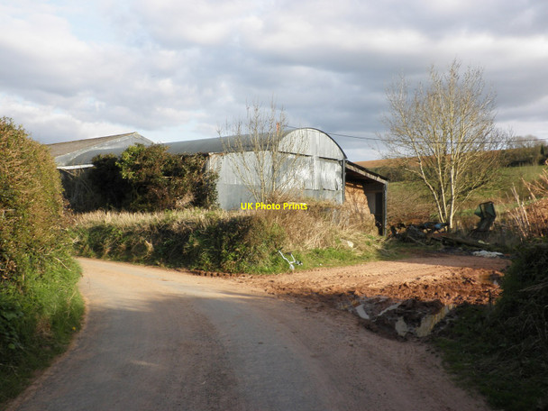 Photo 6"x4" Barn, at Garlandhayes Farm Langford\/ST0202 c2010