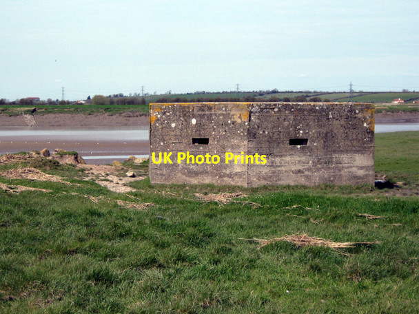Photo 6"x4" Pillbox on the bank of the River Parrett Walpole\/ST3041 c2010