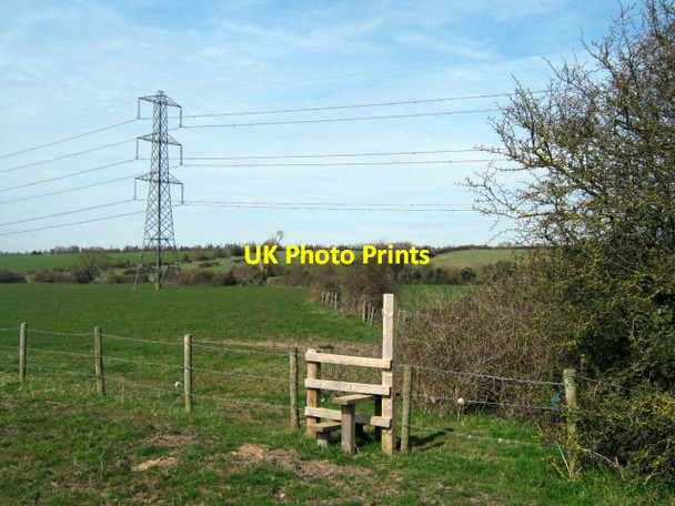 Photo 6"x4" Path on Pawlett Hill Pawlett c2010