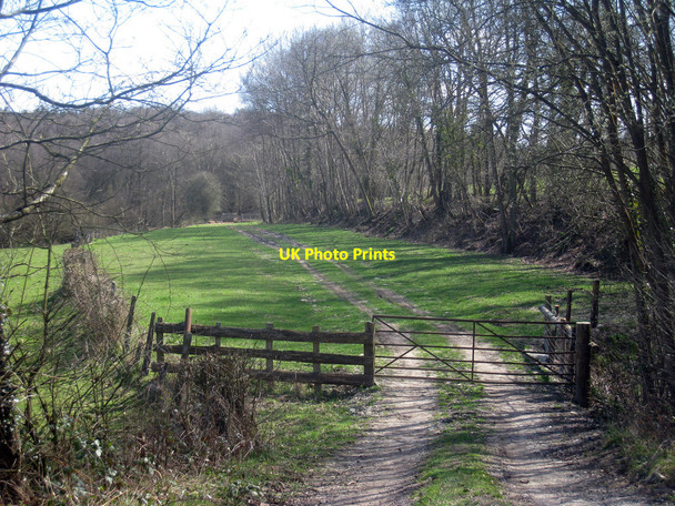 Photo 6"x4" Former Railway Line off Eridge Lane Heathfield\/TQ5630 c2010