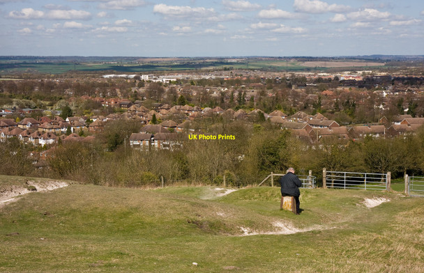 Photo 6"x4" View from Dunstable Downs Dunstable c2010