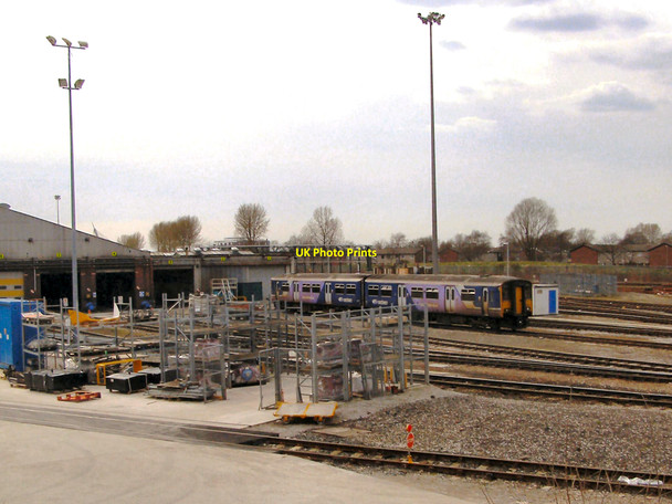 Photo 6"x4" Newton Heath Train Maintenance Depot Failsworth c2010