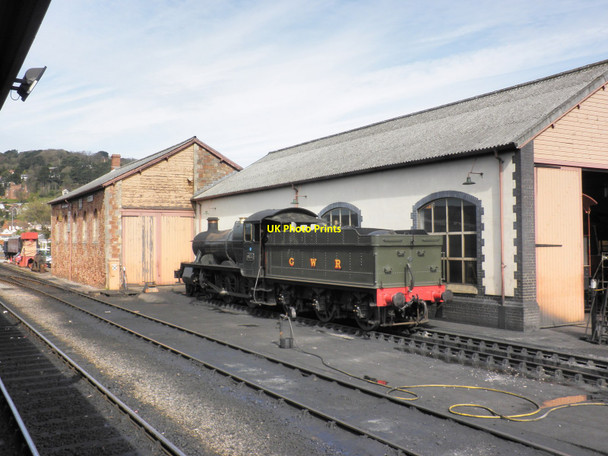 Photo 6"x4" Minehead locomotive sheds Minehead c2010