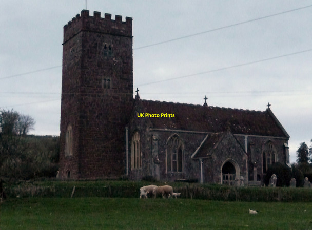 Photo 6"x4" Uplowman : Uplowman Village Church Green Gate\/ST0115 c2010