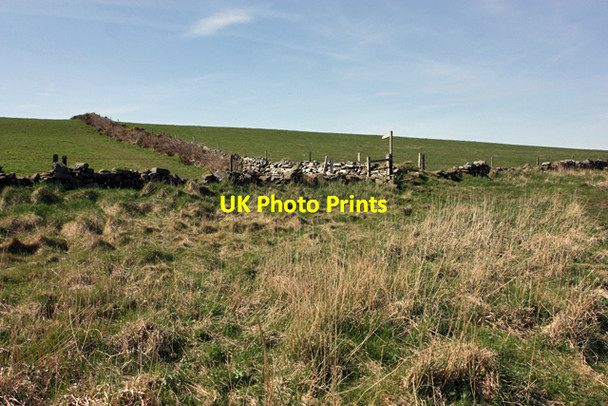 Photo 6"x4" Signpost for Hawsker High Hawsker c2010
