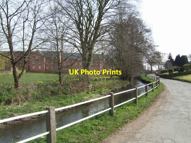 Photo 6"x4" River Tean downstream near Tean Hall Mills. Teanford c2010
