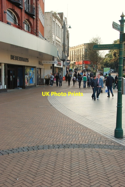 Photo 6"x4" Bournemouth: Pedestrian precinct near Debenhams Bournemouth c2010