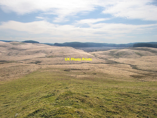 Photo 6"x4" Blaen Camddwr from Esgair Ambor Esgair Ffrwd c2010