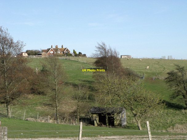 Photo 6"x4" Freshcombe and Summersdene Farm, Truleigh Hill, West Sussex Edburton c2010