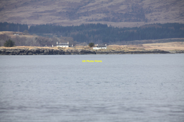 Photo 6"x4" View of Grasspoint, Mull from the Firth of Lorn Lochdon c2010