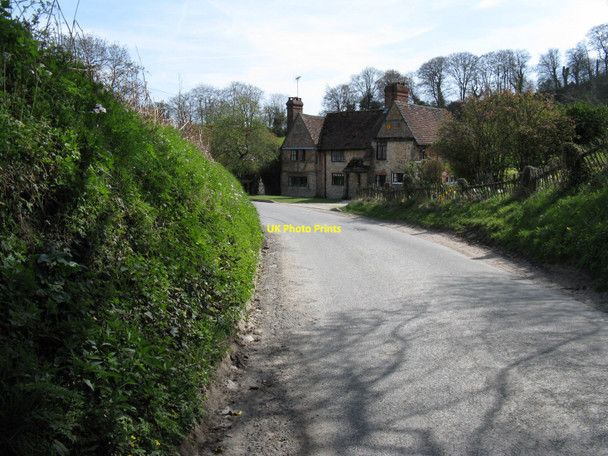 Photo 6"x4" House on Folly Lane Barlavington c2010