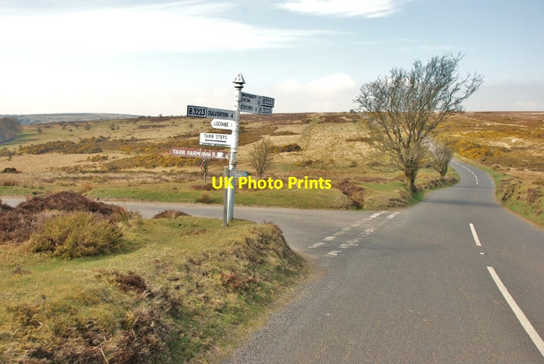 Photo 6"x4" Exmoor: Sheldon Wells sign post Winsford\/SS9034 c2010