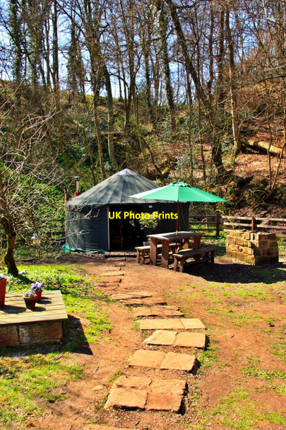 Photo 6"x4" The Yurt, Midge Hall Tea Rooms, Falling Foss Sneatonthorpe c2010