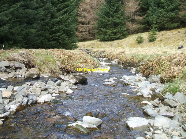 Photo 6"x4" Glencraigie Burn Onweather Hill c2010