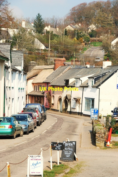 Photo 6"x4" Exford: View from Chapel Street Exford c2010