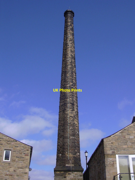 Photo 6"x4" Carleton Mill Chimney Skipton c2010
