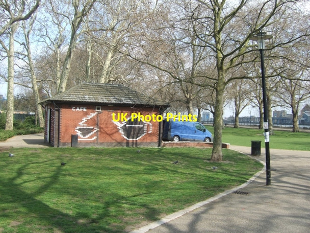 Photo 6"x4" Cafe in Island Gardens, Isle of Dogs Greenwich\/TQ3977 c2010