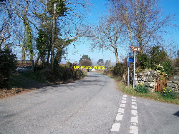 Photo 6"x4" The road from Golan heading west towards the A487 Golan c2010