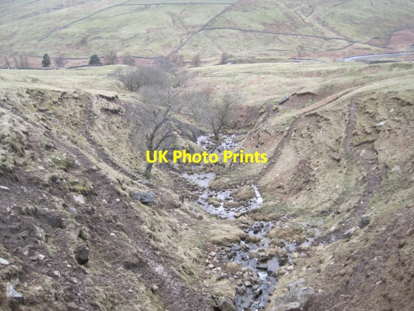Photo 6"x4" Unnamed Beck below Low Monks Snaisgill c2010