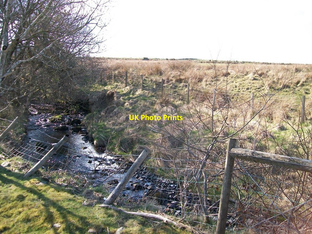 Photo 6"x4" Afon-ddu above the Cwm 'Strallyn road bridge Golan c2010