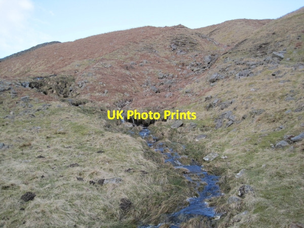 Photo 6"x4" Unnamed Sike below Low Carrs Snaisgill c2010