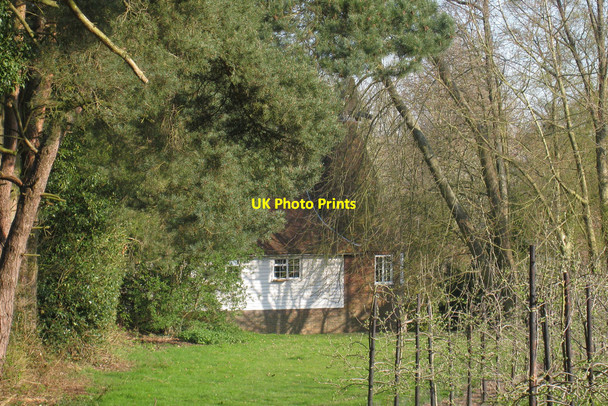 Photo 6"x4" Oast House at Stevens Farm, Rye Road, Hawkhurst, Kent Gun Green c2010