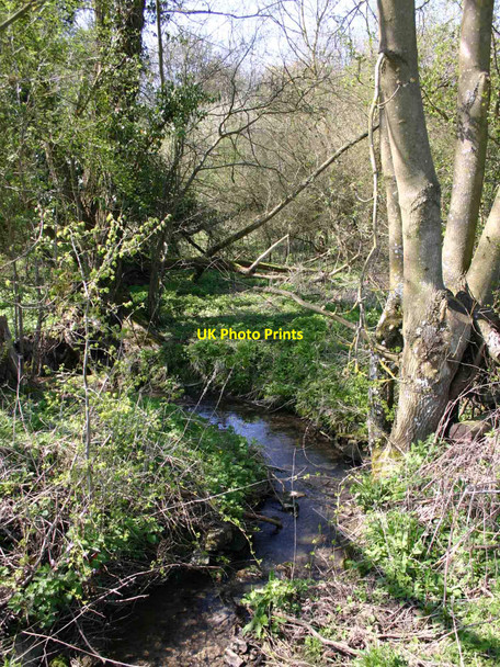 Photo 6"x4" Stream by footpath to Ettington Ettington c2010