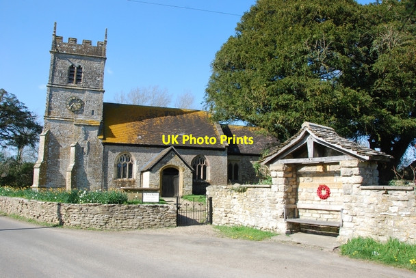 Photo 6"x4" Purse Caundle: St Peter's Church Purse Caundle c2010