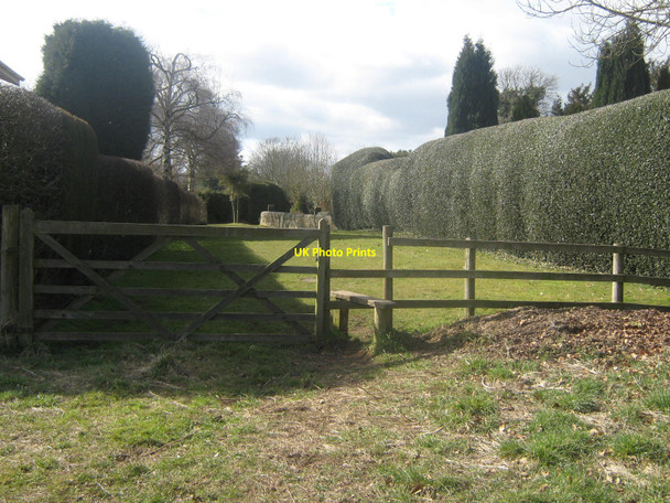 Photo 6"x4" Old Vicarage Lane and Public footpath in Quarndon, Derbyshire Quarndon c2010