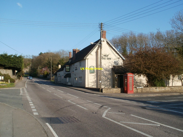Photo 6"x4" Old Sodbury, The Dog Inn Old Sodbury c2010
