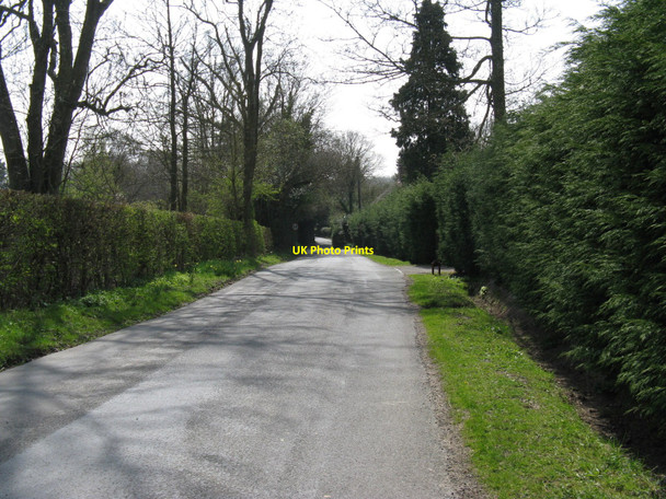Photo 6"x4" Burnt Oak Road entering High Hurstwood High Hurstwood c2010