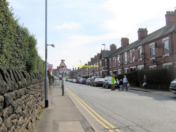 Photo 6"x4" Looking up John Street Biddulph c2010