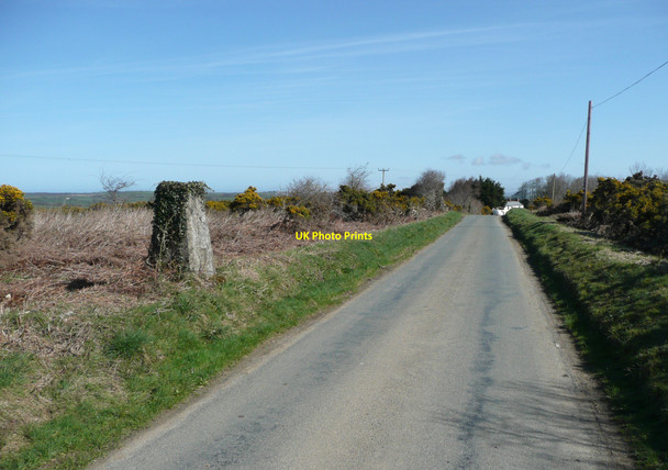 Photo 6"x4" Triangulation pillar, Thorne Moor, Buckland Brewer Thornehillhead c2010