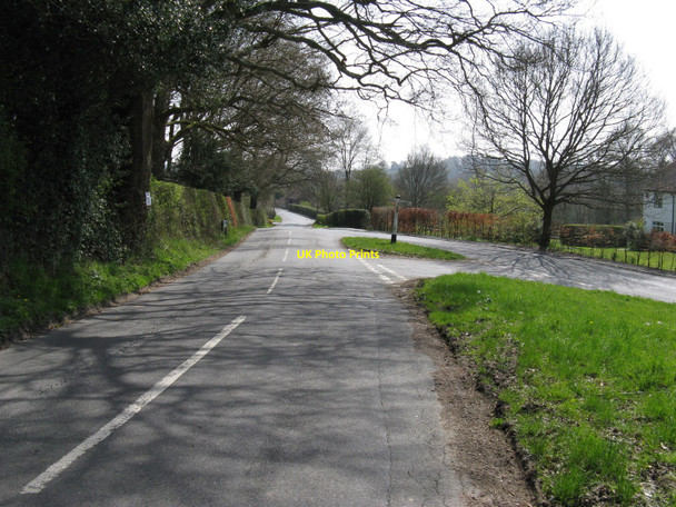 Photo 6"x4" Burnt Oak Road junction with Chillies Lane High Hurstwood c2010