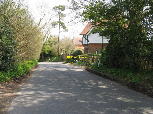Photo 6"x4" Rocks Lane just east of the A26 Heron's Ghyll c2010