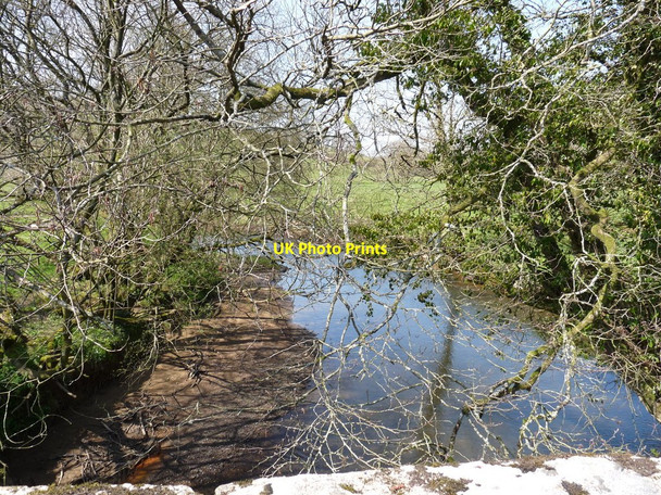 Photo 6"x4" The view upstream from Haytown Bridge on the river Torridge Haytown c2010