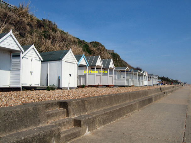 Photo 6"x4" Beach Huts West of Bexhill Bexhill c2010