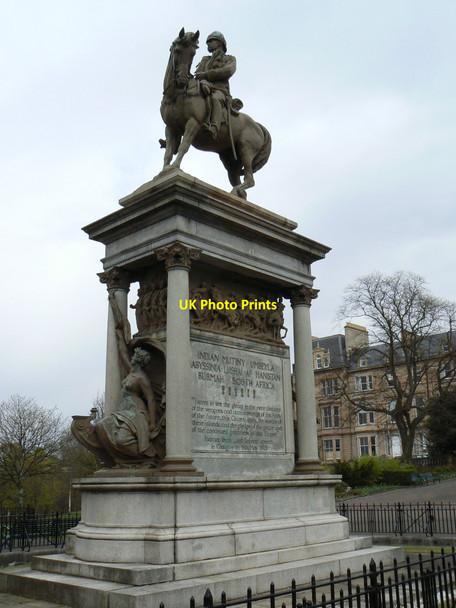 Photo 6"x4" Lord Roberts memorial Glasgow c2010