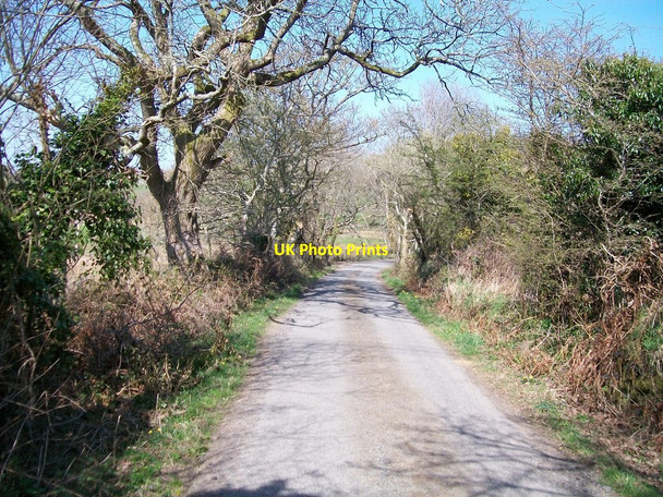 Photo 6"x4" Bend in the road between Ynys-ddu and Ymwlch-isaf  Criccieth c2010