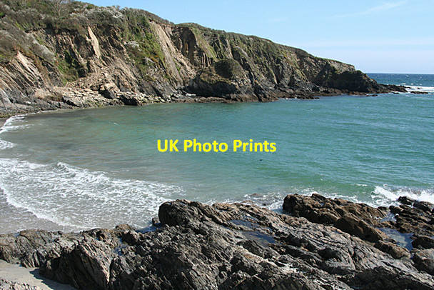 Photo 6"x4" Fowey: the coast at Polridmouth Fowey c2010