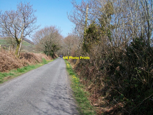 Photo 6"x4" The road south-west of Ynys-ddu Criccieth c2010