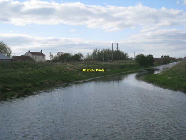 Photo 6"x4" The River Rase (East Drain) and the River Ancholme become one Brandy Wharf c2010