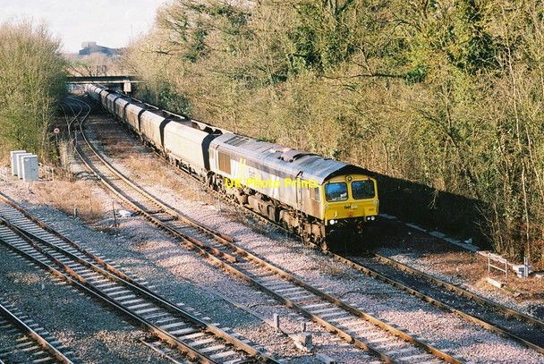Photo 6"x4" Didcot, Coal train emerges from the Power Station Didcot c2010