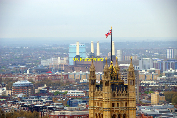 Photo 6"x4" Flying the Flag Westminster c2010
