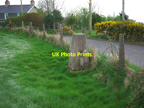 Photo 6"x4" Craigantlet Triangulation Pillar Dundonald\/J4174 c2010