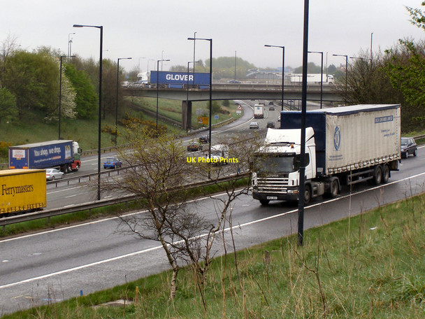 Photo 6"x4" M62 Junction 20 Royton c2010