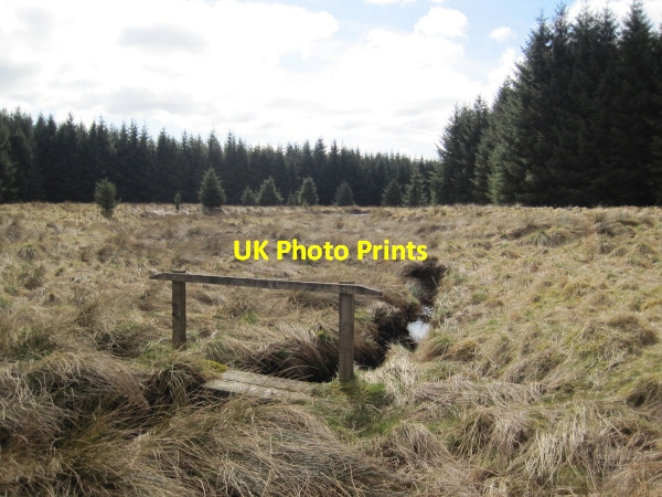 Photo 6"x4" Footbridge over the Small Burn Small Burn\/NY7073 c2010