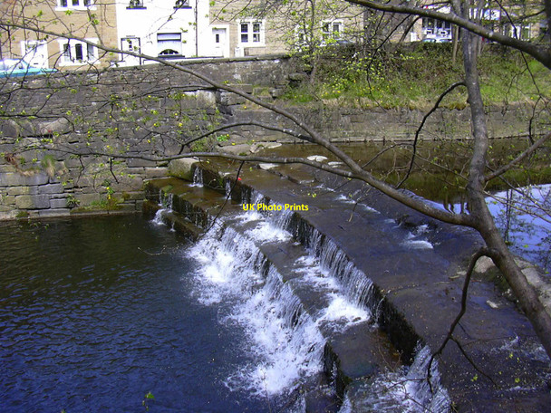 Photo 6"x4" Weir, Pendle Water, Barrowford,Lancashire Barrowford c2010